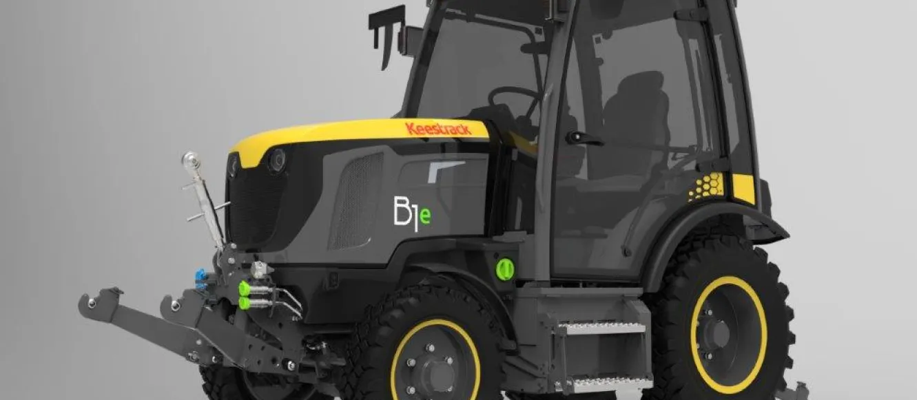 Keestrack presents at BAUMA a 100% battery driven tractor 