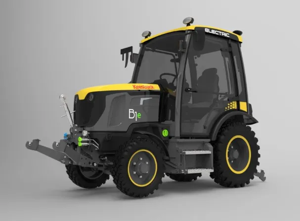 Keestrack presents at BAUMA a 100% battery driven tractor 