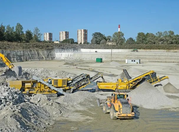 Full electric processing in Estonian limestone